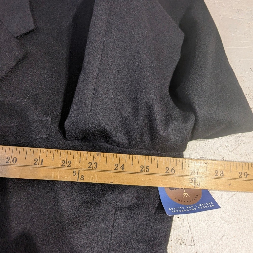 H. Freeman & Son Black Wool Two Button Blazer Custom Made USA - Picture 6 of 16